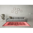 thumbnail image 3 of Ahgly Company Indoor Square Oriental Red Traditional Area Rugs, 7' Square, 3 of 4