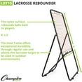 thumbnail image 4 of Champion Sports Lacrosse Bounce Target: Ball Return Net for Professional, College and Grade School Training, Practice and Drills - Improves Offense, Passing, and Shooting Accuracy Skill Set, 4 of 7