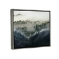thumbnail image 3 of Stupell Industries Foggy Green Mountain Peaks Photograph Luster Gray Floating Framed Canvas Print Wall Art, Design by Ziwei Li, 3 of 6