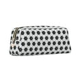 thumbnail image 2 of Uemuo Soccer Printed Leather Pencil Case, Pencil Pouch, Portable Pencil Bag, Pen Case for& Office, 2 of 7