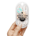 thumbnail image 6 of Olive & June + Bubble Instant Mani Medium Coffin Press-on Nails, Puffy Sparkles & Pearls, 42 Pieces, 6 of 9