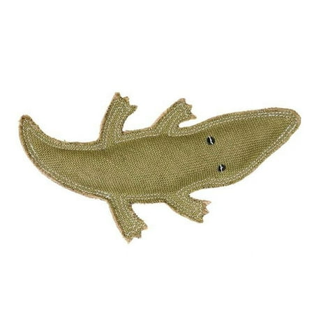 UPC: 0732068565596 | Dog Owners Outdoor Gear 890392 Cory Croc Dog Toy  Green