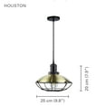 thumbnail image 2 of Xtricity - Pendant Light, 9.84 '' Wide, From The Houston Collection, Antique Brass, 2 of 3