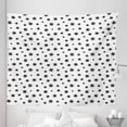 thumbnail image 1 of Modern Tapestry, Starry Pattern with Little Big Stars Punk Grunge Style Modern Design for Teens Room, Fabric Wall Hanging Decor for Bedroom Living Room Dorm, 5 Sizes, White Black, by Ambesonne, 1 of 1