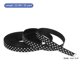 thumbnail image 2 of Cintas Grosgrain Uxcell de 25 yardas de 3/8" negras con puntos blancos para decoración de lazo, 2 of 7