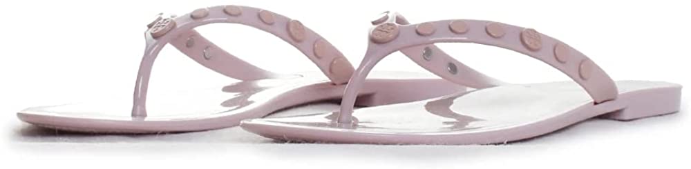 studded jelly flip flop tory burch