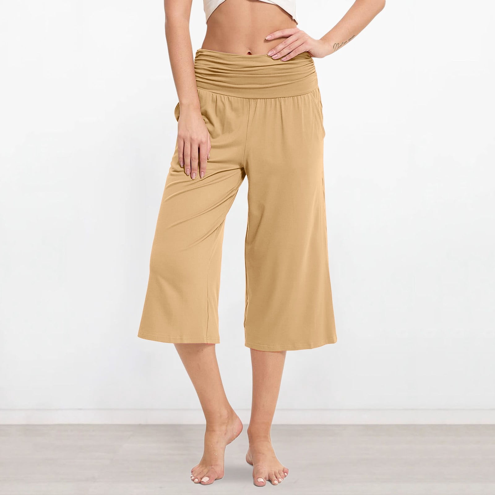 WILLBEST Pantalones Casuales De Mujer De Cintura Alta, Versátiles