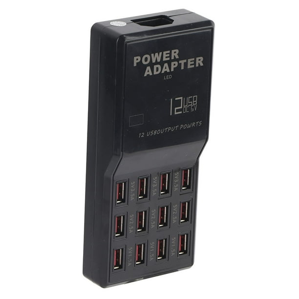 Cargador Rápido Cargador De CA A CC Cargador De Plástico Concentrador De Carga USB, Concentrador De Estación De Carga USB, Para Todos Los Teléfonos Universales Globales ANGGREK Otros