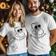 thumbnail image 4 of Camisetas navideñas divertidas de Papá Noel, informales, de manga corta, para hombre, con gráficos, 4 of 8