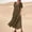 Khaki plus size boho maxi dress a1, variant on Uscallm Women Summer Plus Size Round Neck Short Sleeve Flowy A-Line Maxi Dress Boho Casual Loose Long Beach Dresses For Vacation Party Sundress, Blue 4XL