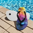 thumbnail image 3 of Psesaysky Little Kid Color Flame Print Flip Flop, Arch Support, Non Slip Outsole, Water Friendly Size 3, 3 of 7