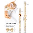 thumbnail image 3 of AONYIYI 3 Piece Removable Cat Collar with Bow, Airatg Pet Collar Cover, Drool Towel, Orange, 3 of 8