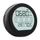 thumbnail image 1 of Medidor de CO2, monitor de temperatura y humedad, alarma de CO2 para interiores, ideal para escuelas y lugares de trabajo. Negro, 1 of 8