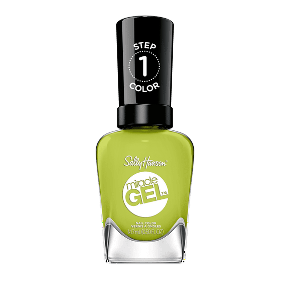 Sally Hansen Miracle Gel Nail Polish, 764 Cactus Makes Perfect, 00.5 fl oz, No UV Lamp Needed