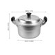 thumbnail image 2 of Aluminum Soup Pot Small Aluminum Pot Multi-function Ramen Noodle Pot Steam Pot, 2 of 3