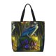 thumbnail image 1 of Easygdp Cute Blue Frog Bolsa Tote para Mujer, Bolso de Hombro para Trabajo, Playa, Viajes, Compras y Supermercado, 1 of 7