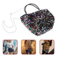 thumbnail image 5 of WEUVEB Women's Elegant Minimalist Handbag Crossbody Bag Sequin 1Pack Wedding Accessory, 5 of 8