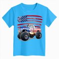 thumbnail image 4 of NIEWTR Boys Casual Crew Neck T-Shirts Short Sleeve Lightweight Cotton Tees Plush Soft Toddler Tops for Home Comfort（Sky Blue,3-4 Years), 4 of 4