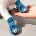 thumbnail image 5 of 4-Pack Summer Breathable Mesh Dog Shoes Size 2 - Non Slip Small Dog Sandals, Paw Protection for Outdoor Walking, Running, 5 of 7