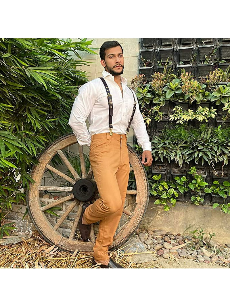 Hulara Leather Suspenders Men / Women Adjustable Back Y Design Dress Up Suspenders For Grooms/ Wedding/ Gift Men Suspenders With Heavy Duty Clips ... Hulara Leather Suspenders Men / Women Adjustable Back Y Design Dress Up Suspenders For Grooms/ Wedding/ Gift Men Suspenders With Heavy Duty Clips ...