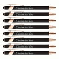 thumbnail image 3 of (Customized) 30/60/90 Pieces Of Customized Black Ballpoint Pens, Laser Engraved Personalized Letters And Sentences, Engraved Writing Tools, Stationery, Souvenirs, Gifts, Handicrafts. Suitabl, 3 of 4