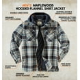 thumbnail image 2 of Legendary Whitetails Men's Maplewood Hooded Flannel Shirt Jacket, 2 of 6