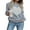 01 Gray, variant on Cogild Women Cute Heart Sweaters Casual Crew Neck Pullover Cable Knitted Sweater