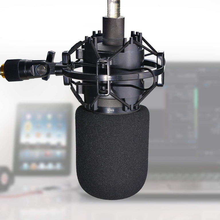 Geekria Microphone Arm For Audio-Technica Mics | Compatible With AT2020, AT2035, ATR2500x | Desk Mount Boom Arm
