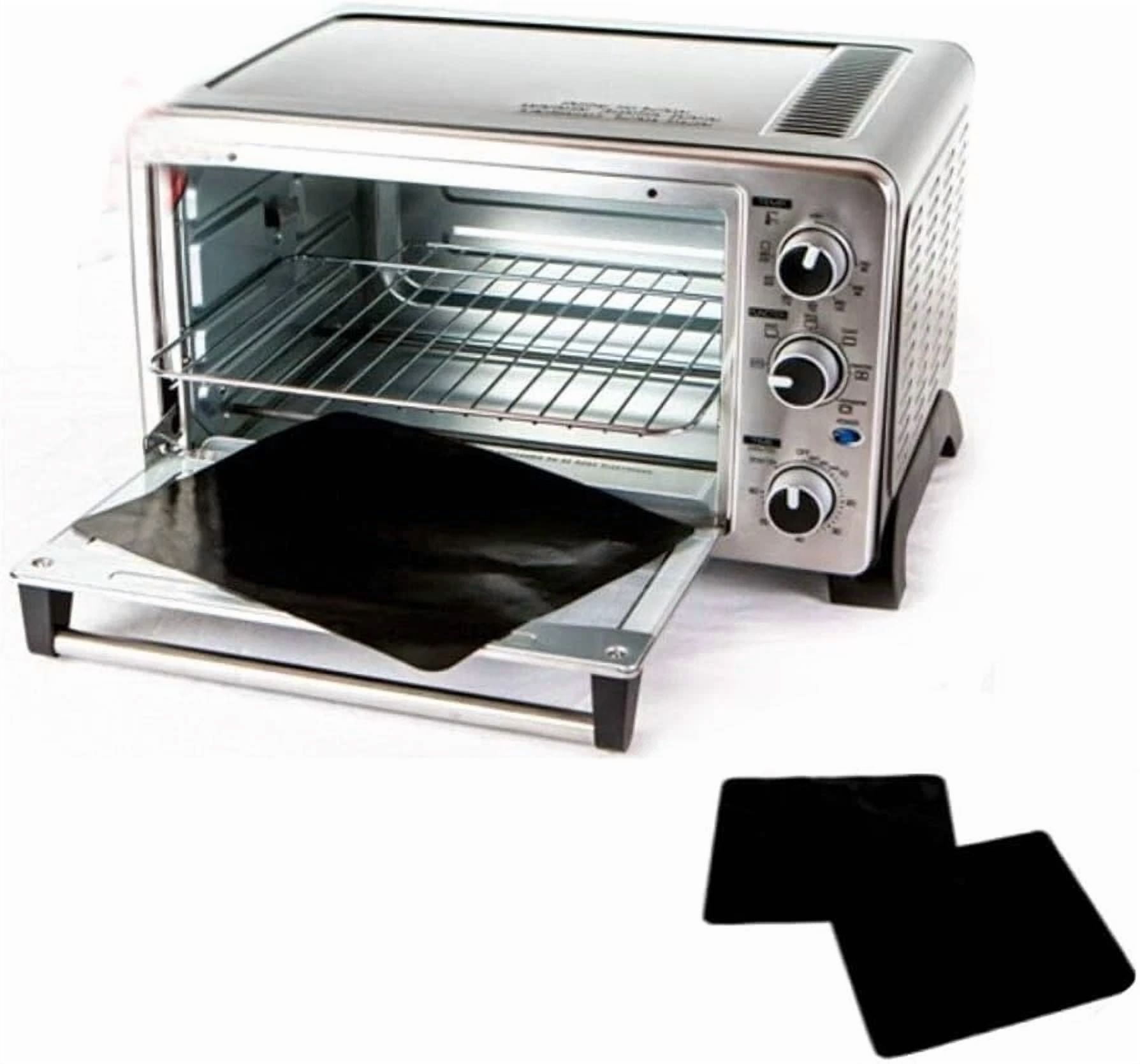 2Pk Washable Oven Liner Mat Non Stick Baking Spills Cooking Indoor Grill