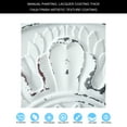 thumbnail image 2 of Faux Tin Painting ceiling tiles Panel 3D Stereo Wall Panels PL08 Distress crack white black 10Pcs/pack, 2 of 14