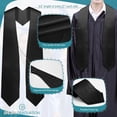 thumbnail image 5 of Endea Graduation Black Graduation Stole, 5 of 7