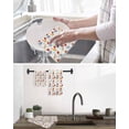 thumbnail image 6 of Cute Giraffe Elephant Kitchen Dish Towels for Drying Dishes Set of 3, Blue Green Star Fruits Waffle Weave Microfiber Terry Hand Tea Bathroom Towels Quick Dry & Absorbent Towel 12x12, 6 of 7