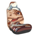 thumbnail image 1 of Wukai Dinosaur Baking Delight Full Set Car Seat Covers with Soft Padding Universal Auto Front Seats Protector and Cushion Mat, 1 of 5