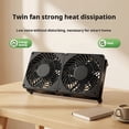 5V USB Router Fan 120MM Cooling Fan Brushless Portable Cooling with 3 ...