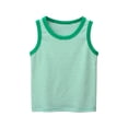 thumbnail image 2 of Girls Summer Crop Tank Tops 𝐘2k Striped Sleeveless Camisole Top Teen Girls Slim Fit Aesthetic Dance Toddler Boys Undershirts, 2 of 5