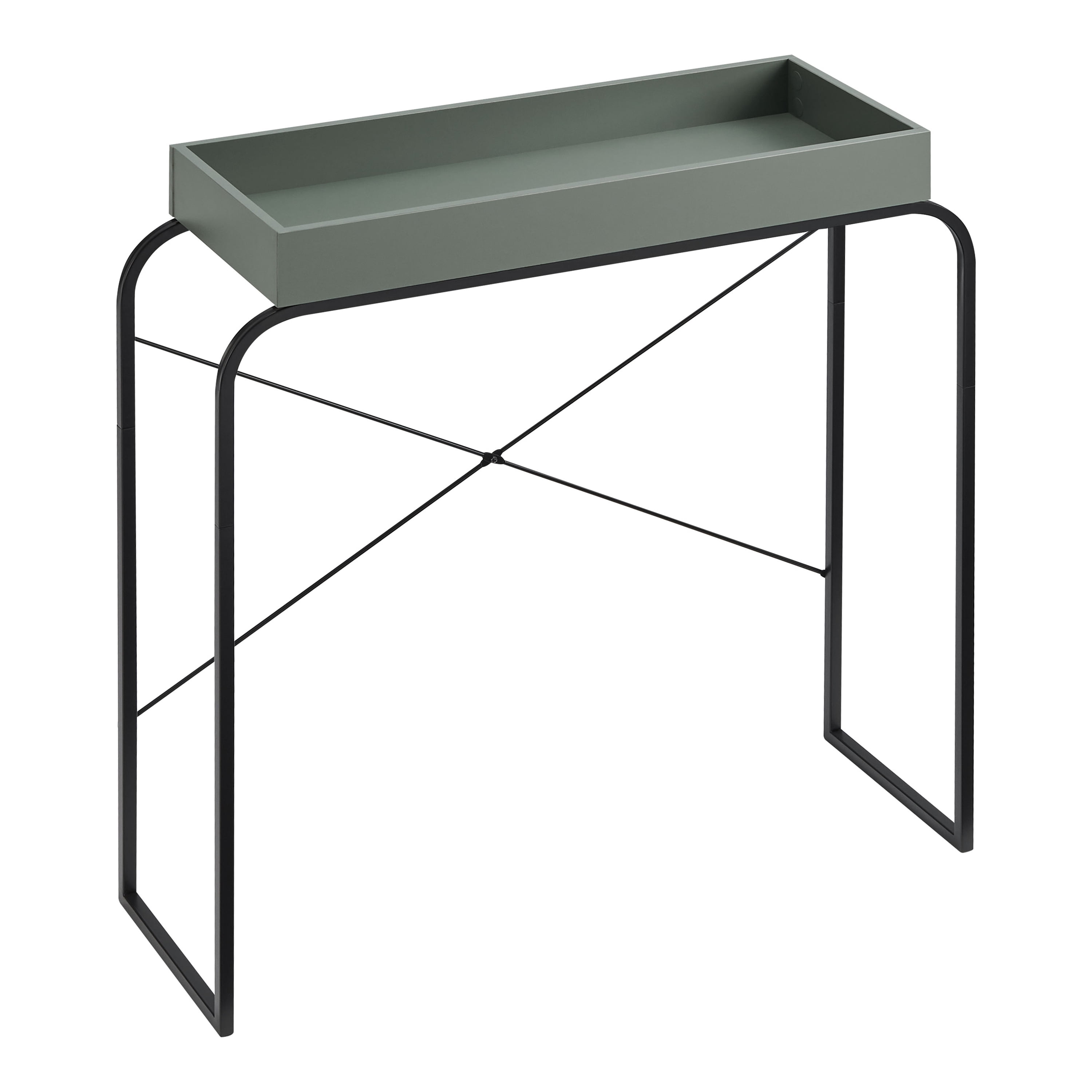 Furniture of America Basil Tray Top Wood Sage Green Console Table
