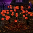thumbnail image 6 of 2-Pack Solar Halloween Pumpkin Lights – Waterproof LED Garden Stakes (Auto On/Off, Decorative Party Lights for Yard & Pathway), 6 of 7