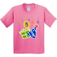 thumbnail image 3 of Inktastic Birthday Boy 5th Birthday Youth T-Shirt, 3 of 5