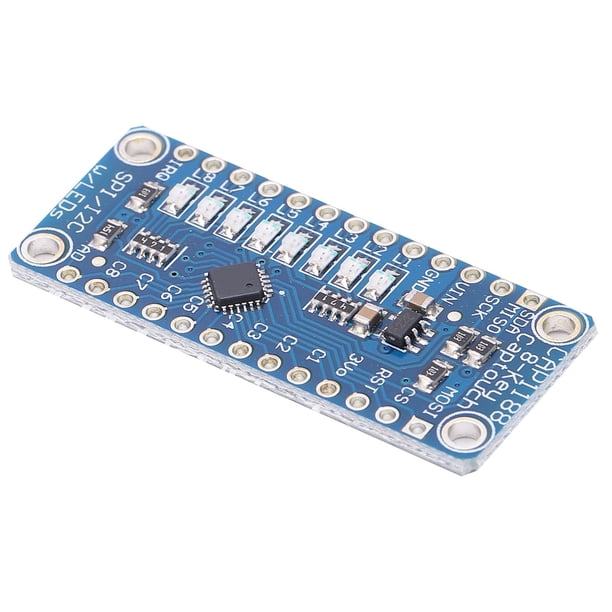 Módulo De Interruptor Táctil Capacitivo Sensor Capacitivo Digital Táctil Módulo Táctil Capacitivo Digital Sensor Sensor Capacitivo De 8 Teclas Módulo Táctil Módulo Táctil ANGGREK Capacitive Touch Module