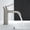 Brushed Nickel, variant on Mendavia Single-Handle Basin Bathroom Faucet in Brushed Gold
