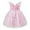 Pink, variant on Girls Sparkly Dress with Fairy Sleeveless Tutu, Star Sequins & Bow, Sparkling Sequin Tulle Princess Party Dress for Toddler Girls, for Birthday, Prom, Sneaker Ball, and Special Occasions