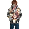 thumbnail image 5 of My Hero Academia Bakugo Katsuki Kids' Hoodie 3d Print Sweatshirt Soft Pullover Hooded With Big Pockets For Boys Or Girls Small, 5 of 8