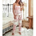 thumbnail image 3 of Eternatastic Women's 3 Piece Knit Lounge Set Pajama Long Sleeve Cardigan Sleeveless Top Pants Sweatsuit Pjs Sets, 3 of 7