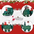 thumbnail image 2 of Mini tren de madera caprichoso: encantadora decoración navideña, 2 of 4