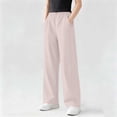 thumbnail image 7 of HAPIMO Girls Kids Multi Color Drapey Wide Leg Pants Elastic Waist Casual Trousers for Daily Wear Pink 5 Years, 7 of 7