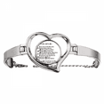 thumbnail image 1 of La poesía cita Tiger oler la rosa Pulsera pulsera de joyería en forma de corazón Unbranded M, 1 of 3