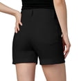 thumbnail image 5 of jjayotai Bermuda Shorts for Women Low Waisted Stretchy Shorts Straight Leg Loose Fitted Shorts Summer Casual Shorts with Pockets, 5 of 6