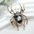 thumbnail image 6 of FASIAOU Retro Personality Crystal Spider Brooch European And American Alloy Insect Brooch Fashion And Versatile Clothing Accessories/ Clearance sale, 6 of 8