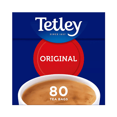 Tetley Original Tea Bags, 80 Count (UK)