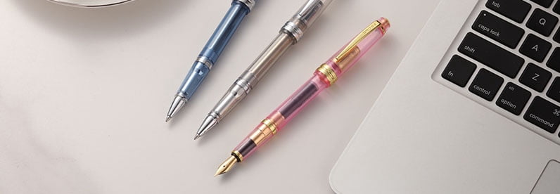 Cross Bailey Light Translucent Navy-Blue Resin with Bright Chrome Internal Mechanism and Chrome-plated Appointments Rollerball Pen